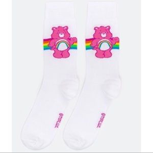 Care Bears White Crew Socks